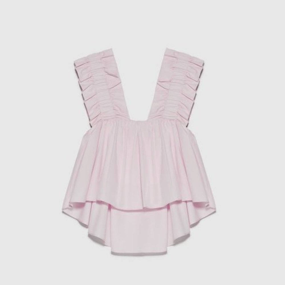 Zara baby doll top XS